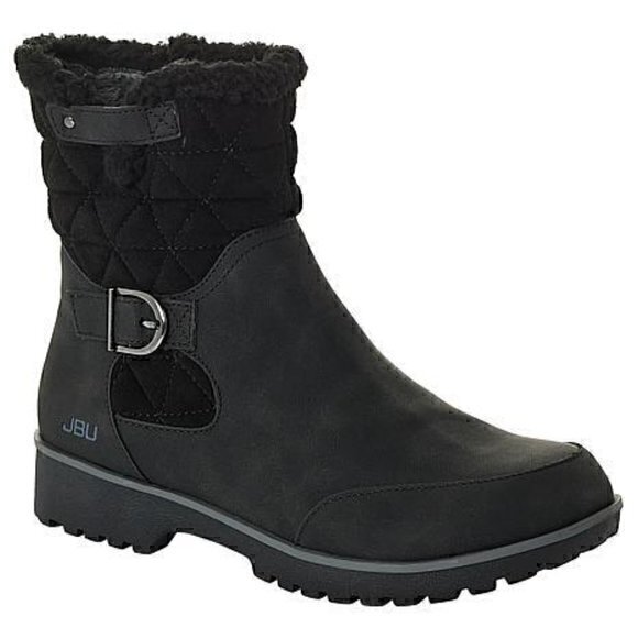 JBU by JAMBU Shoes - JBU by JAMBU  Gabriella Water Resistant Moto Boot  BLACK 8 W